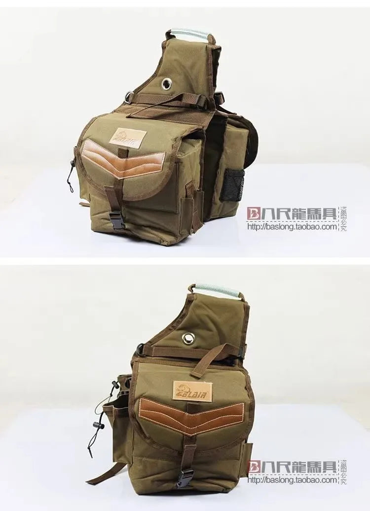 Baslong Saddle Bag Oxford Cloth Equestrian Equipment Bag
