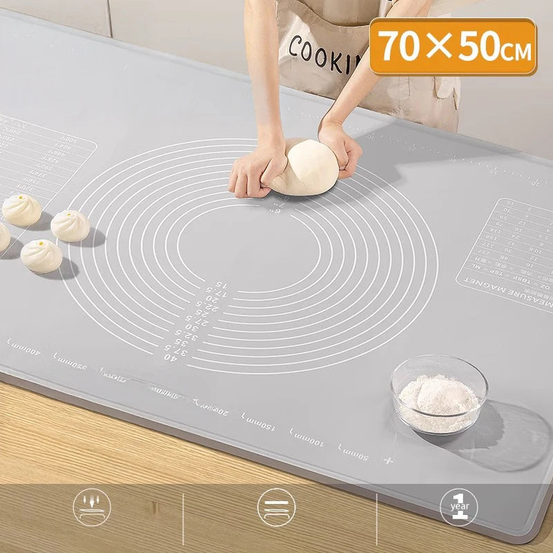 Pastry Board Extra Thick Non-Slip Silicone Baking Mat