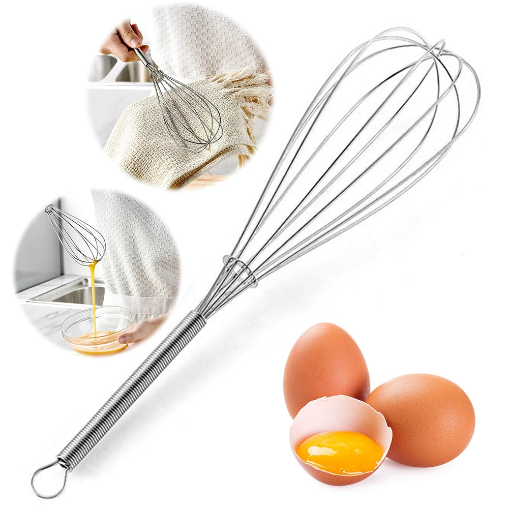 Whisk Stainless Steel Hand Mixer Cream Egg Stirrer