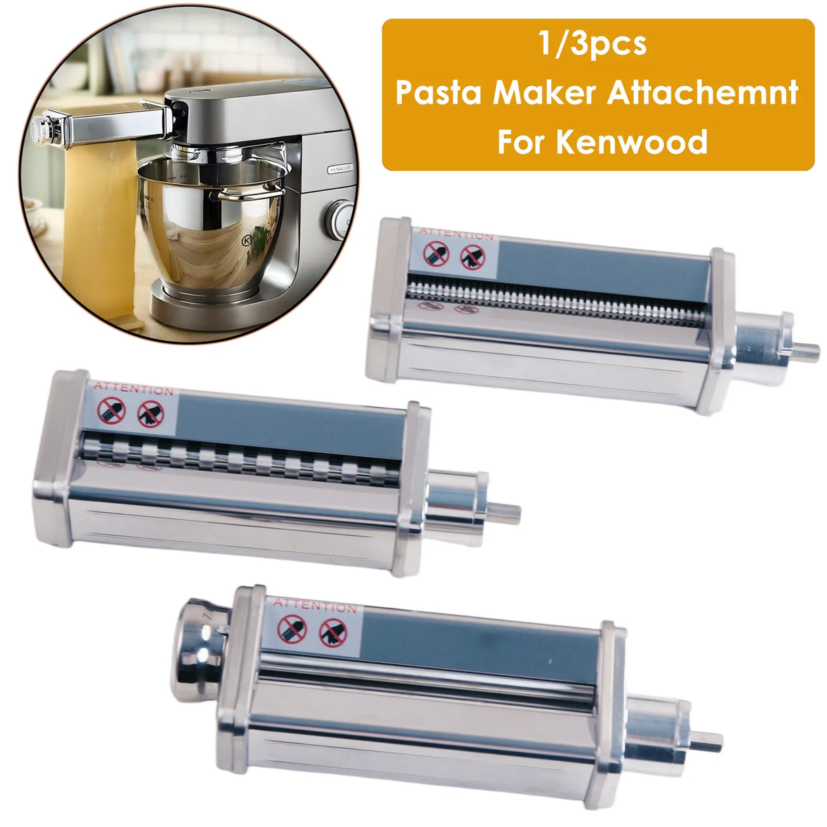Noodle Attachment Kenwood Lasagne Pasta Roller Fettuccine Cutter