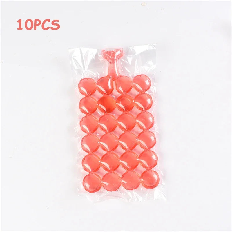 10pcs Disposable Heart Round Shaped Ice Cube Bags