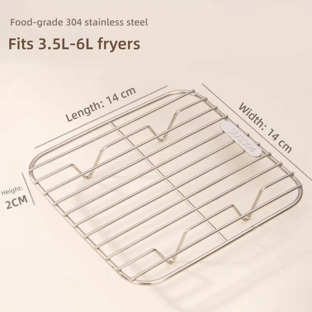 Round Square Cooking Rack 304 Stainless Steel Thicken