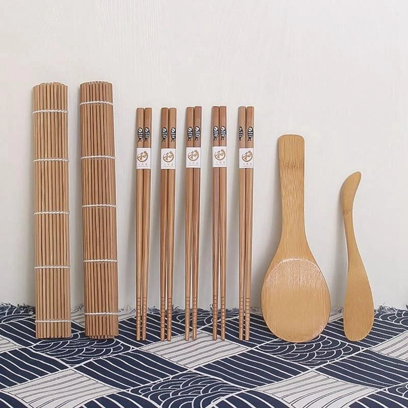9pcs/Set Diy Sushi Maker Rice Mold Making Kit
