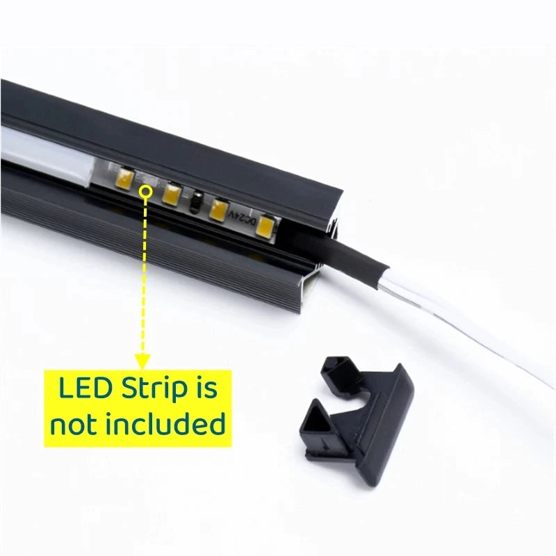 45degree Hidden Lighting Hard Bar Light Invisible Recessed