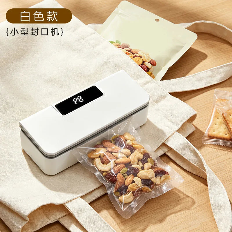 Compact In Rechargeable Bag Sealer Heat Seal Cutter