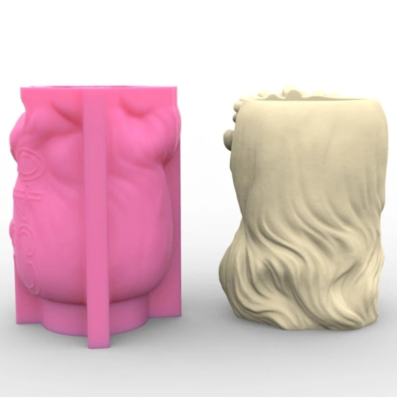 Flower Pot Silicone Mold Angel Girl Succulent Planter