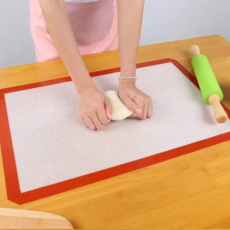 60 40cm Silicone Baking Mat Heat-Resistant Glass Fiber