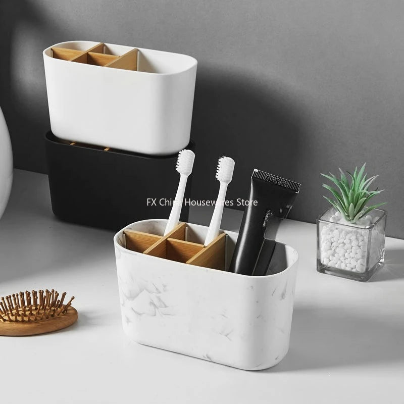Toothbrush Holder Electric Brushes Bathroom Counter Organizer