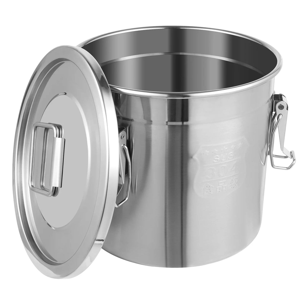 Bymaocar 12l 304 Stainless Steel Cereal Container Metal