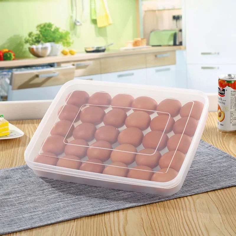 1pcs Simple Egg Box 30-Grid Refrigerator Storage Box