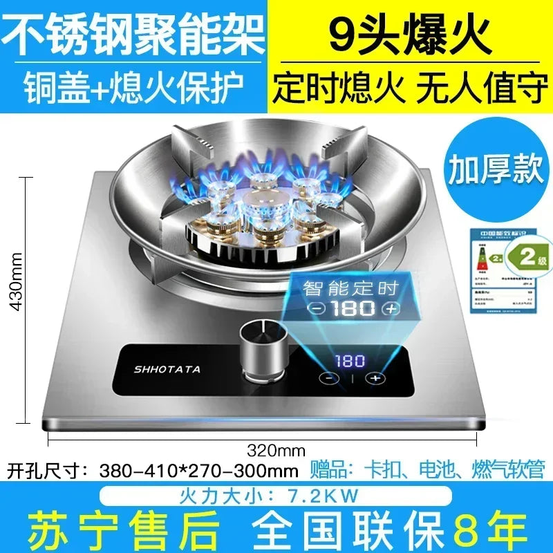 Built-In Kitchens Cookers Gas Stove Stove Stainless Steel