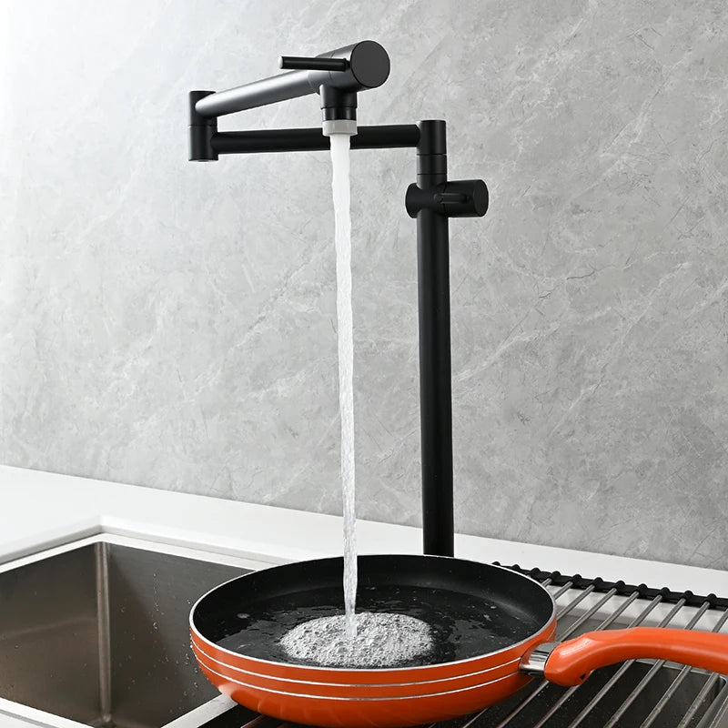Ciencia Brass Pot Filler Faucet Wall Mount Sink