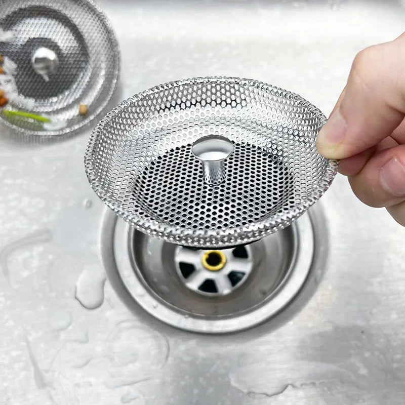 Waste Plug Sink Strainer Stainless Steel Basin Drain