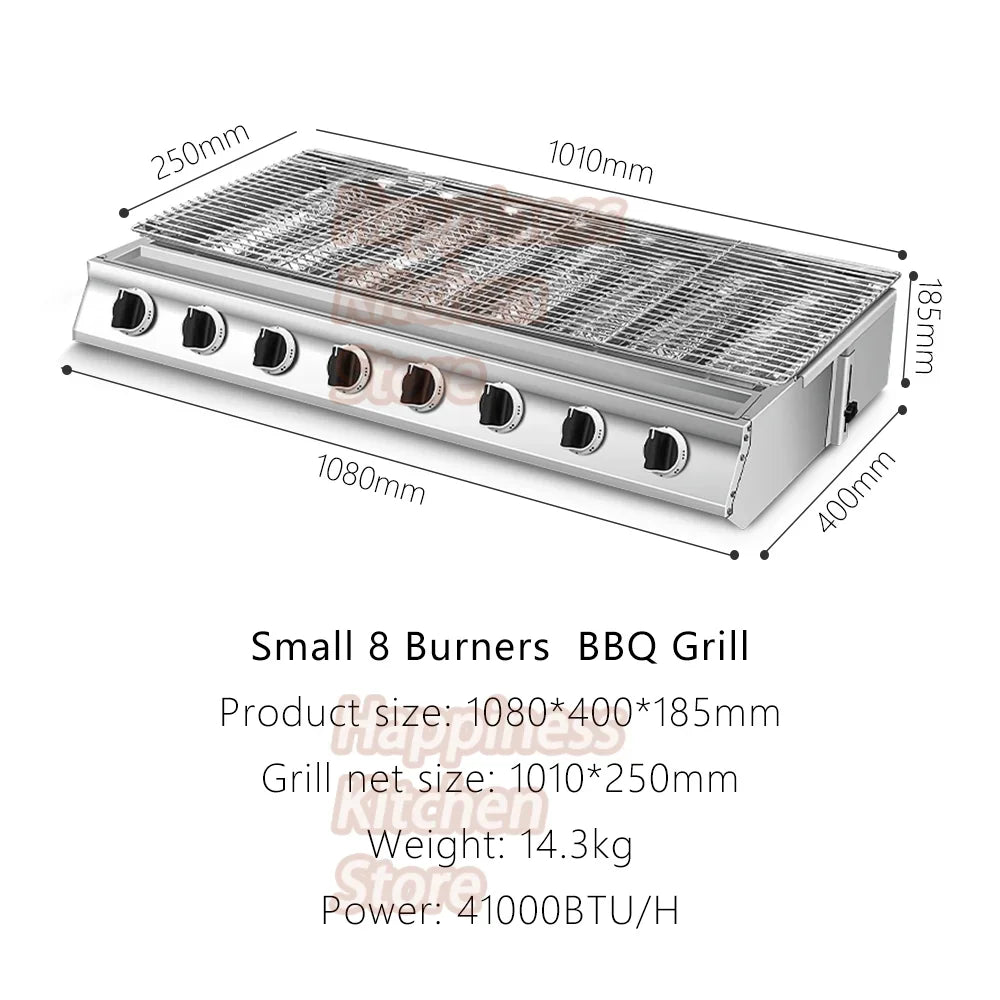 Commercial Bbq Grill Smokeless Lpg Barbecue Stove Grill