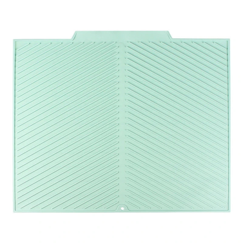 Dish Drying Mat-Silicone Drying Pad Counter Non-Slip Drain