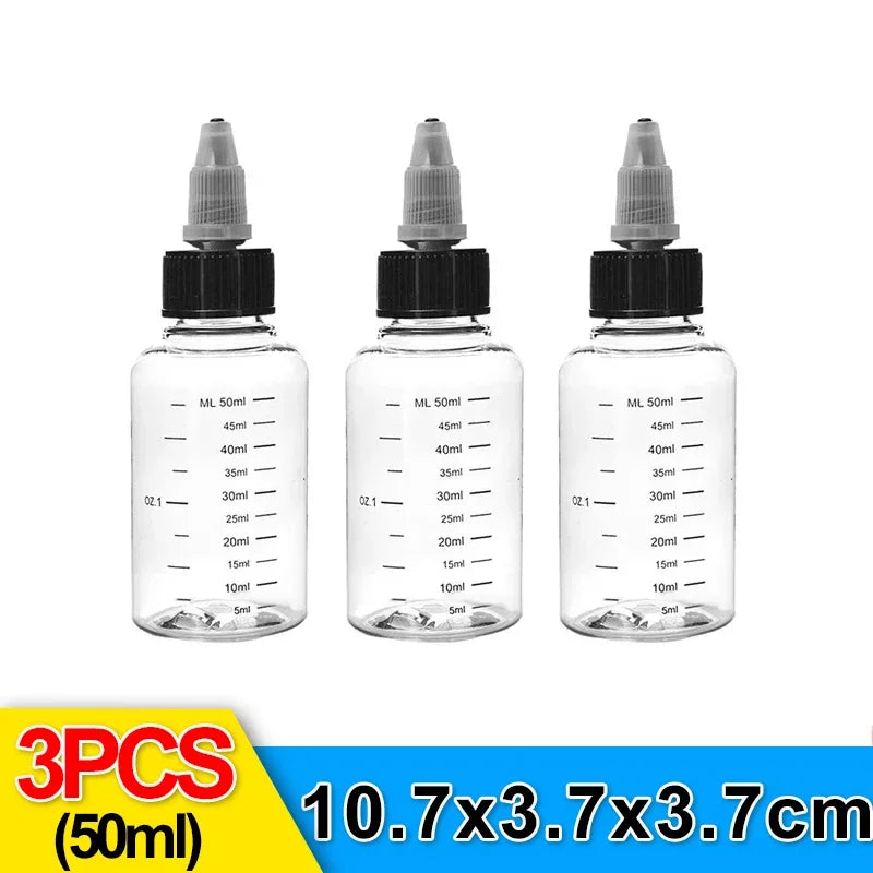 10/1pcs Plastic Squeeze Bottle Reusable Sauce Oil Dispenser