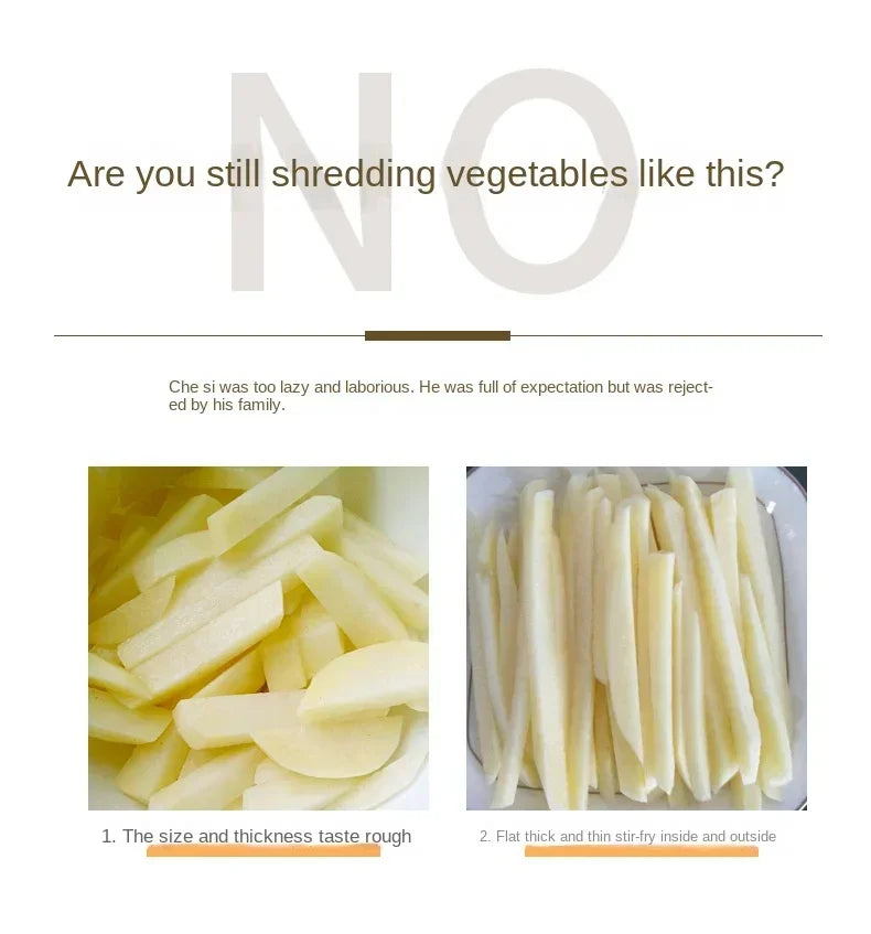 Potatoes Carrots Cucumbers Slicer Stainless Steel Shredder