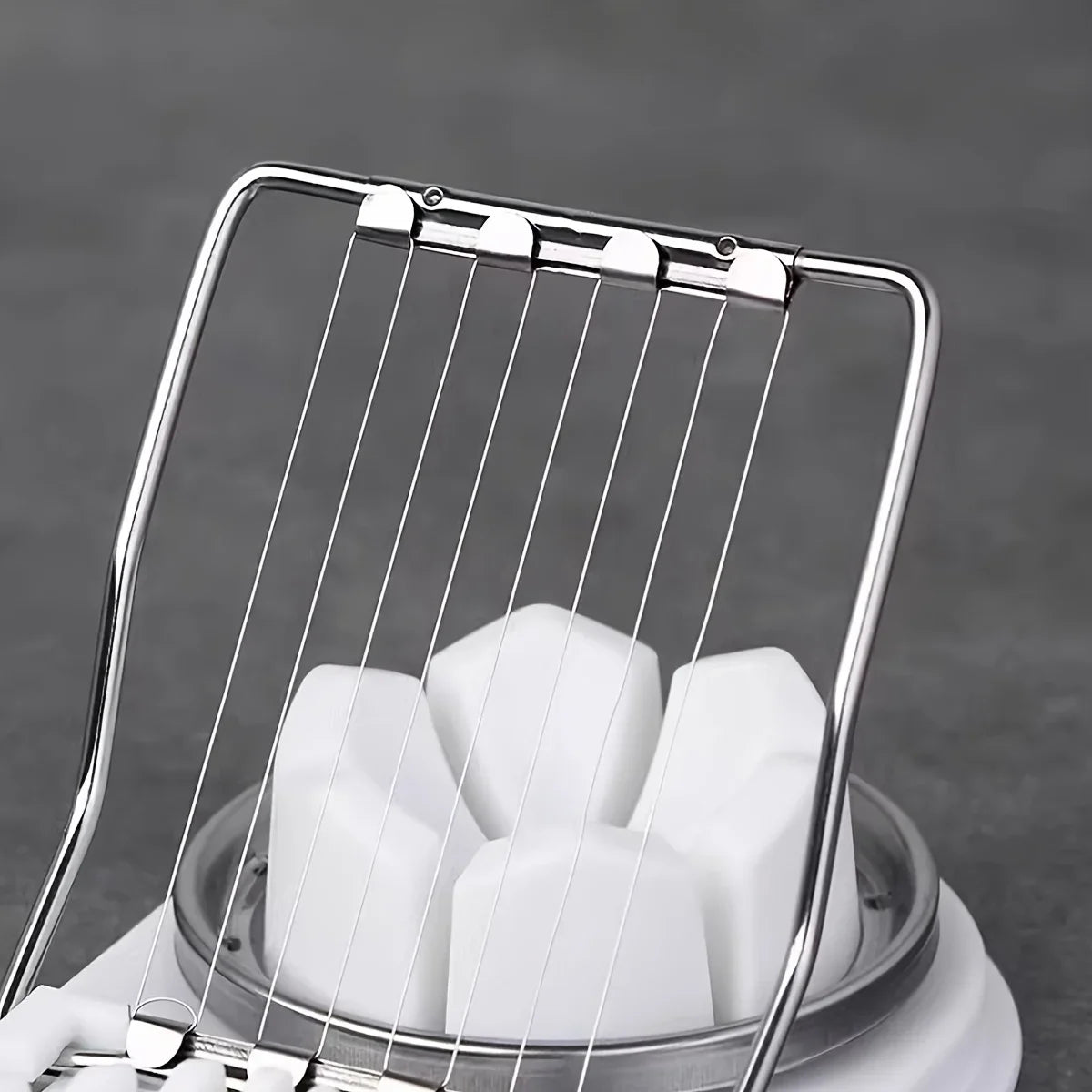 Egg Cutter Stainless Steel Egg Slicer Sectioner Cutter