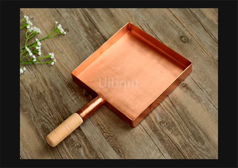 Brass Baking Tray Copper Frying Pan Square Pan