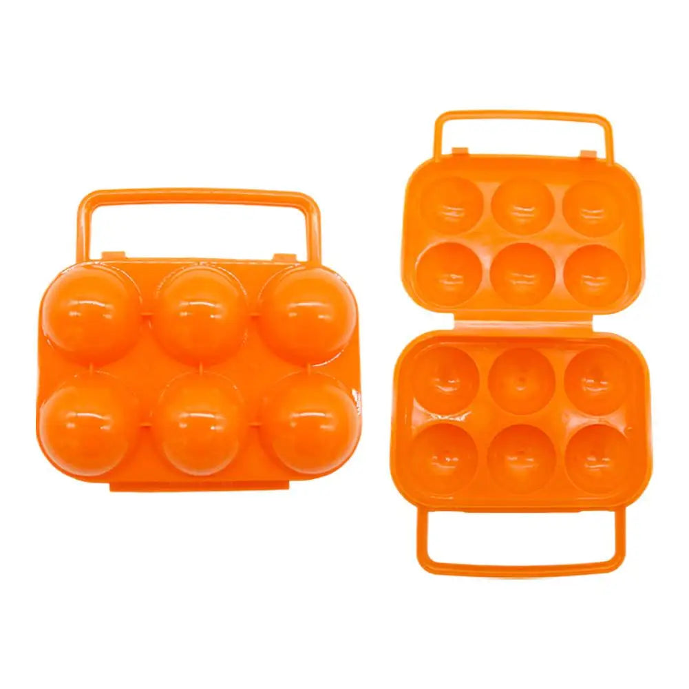 2/4/6 Grid Egg Storage Box Container Plastic Egg