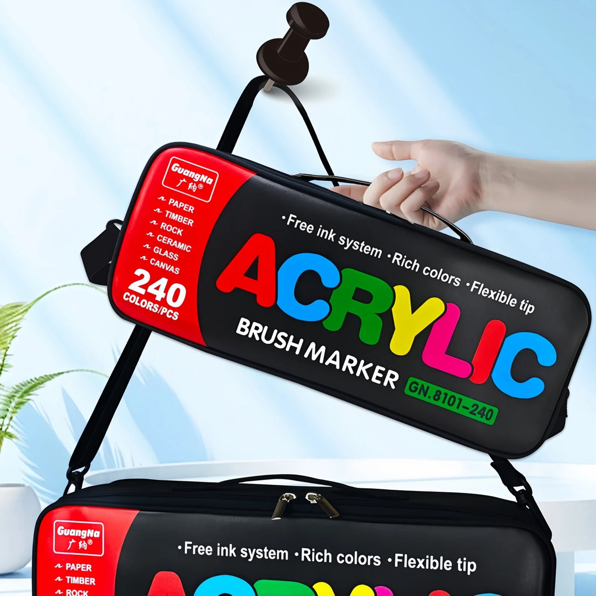 Soft Brush Acrylic Paint Markers Pens Automatic Ink