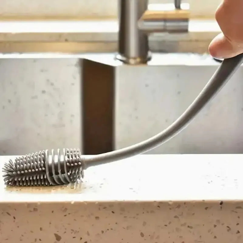 Long Handle Silicone Bottle Brush Cleaning Brush Cleaning