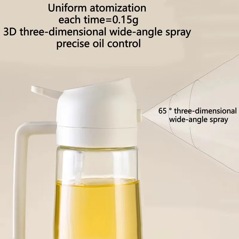 2in1 500ml Spray Oil Dispenser Oil Cruet Bottle