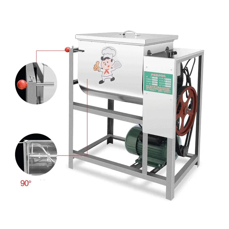 15kg Commercial Dough Mixer Electric Flour Mixer Stirring