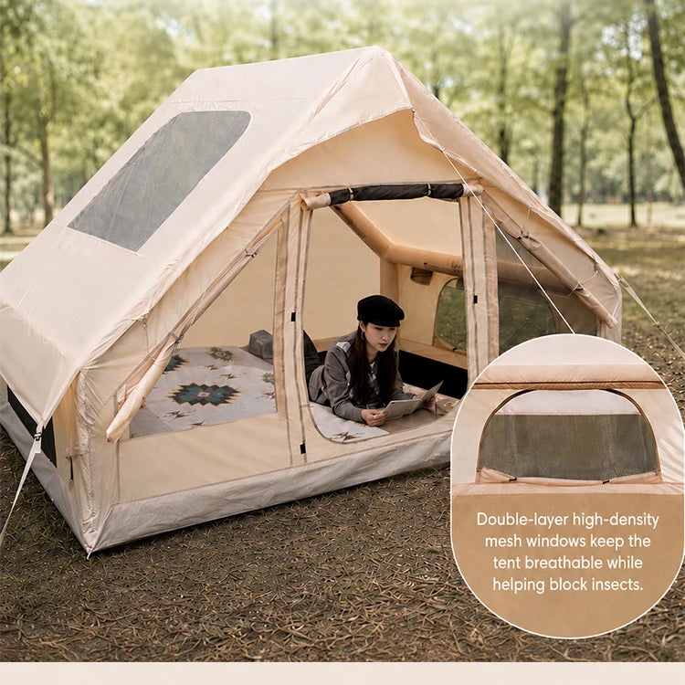 Sonuto 3m Air Tent 4-6 Person Stove Jack