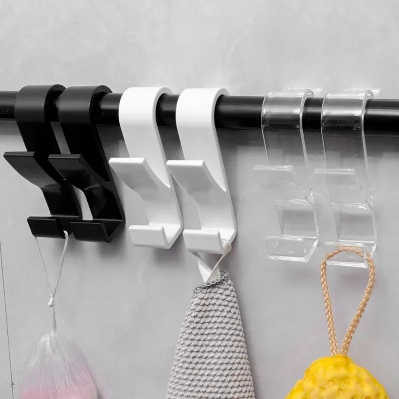 12-3pcs Bathroom Hanger Clips Heated Towel Radiator Rail