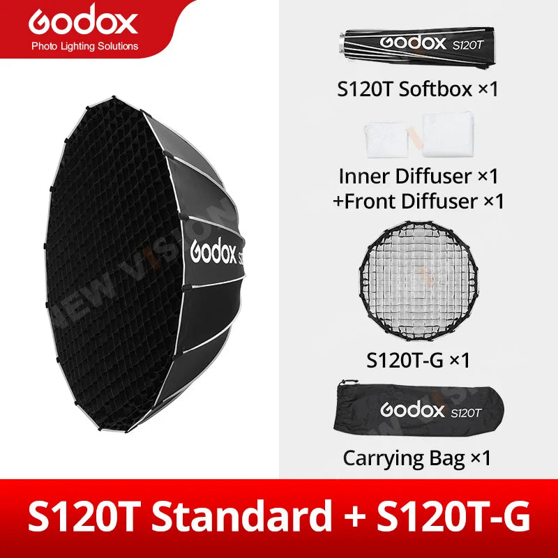 Godox S65t S85t S120t Umbrella Style Quick Installation