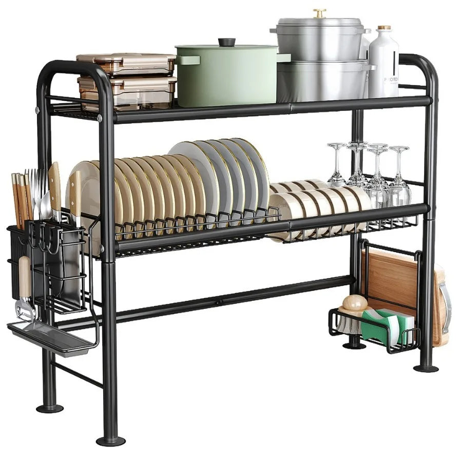 Storage Shelf Over Sink Dish Drying Rack Counter