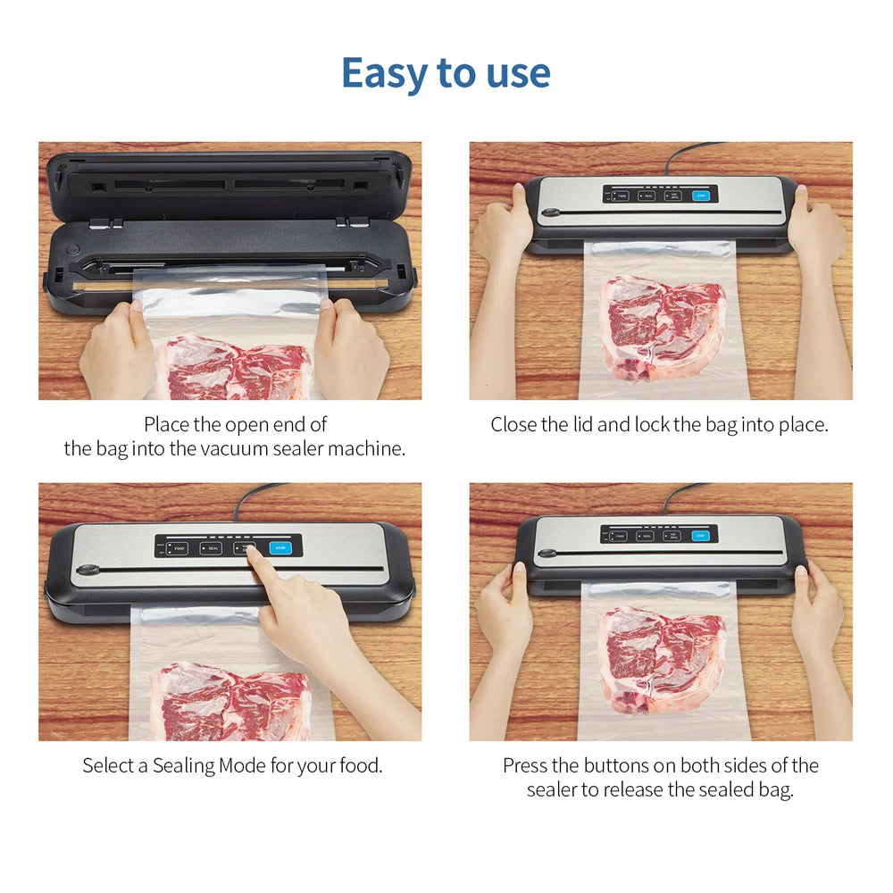 Inkbird Ink-Vs01 Vacuum Sealer Automatic Sealing Machine 5x