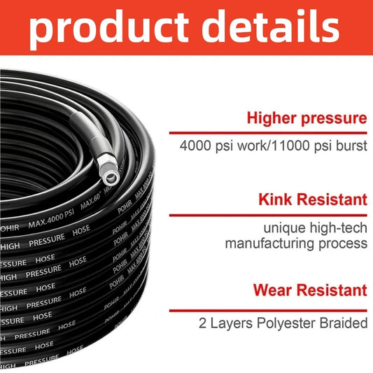2m-35m Sewer Drainage Cleaning Hose Pipe Cleaning Kit