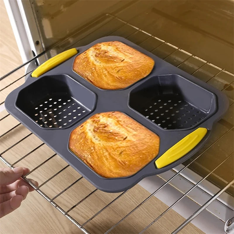 Baking Mold Restaurant Silicone Loaf Pan Heat Reusable