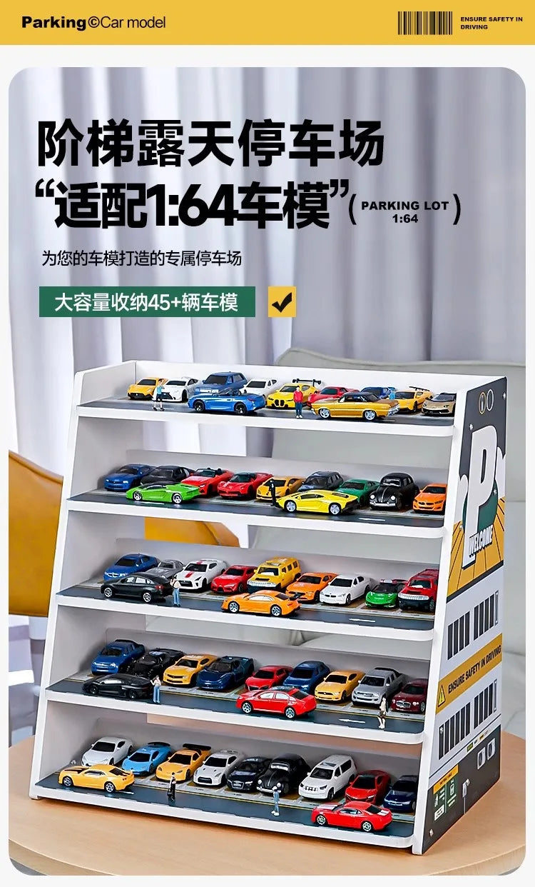 Collector 1/64 Trapezoidal Parking Lot Storage Rack Alloy