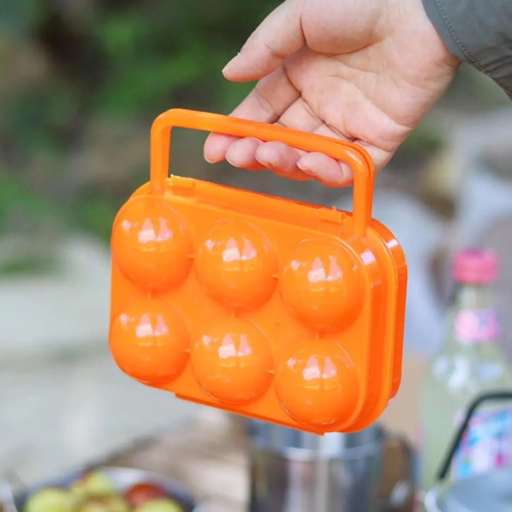 2/4/6 Grids Egg Storage Box Egg Holder Container