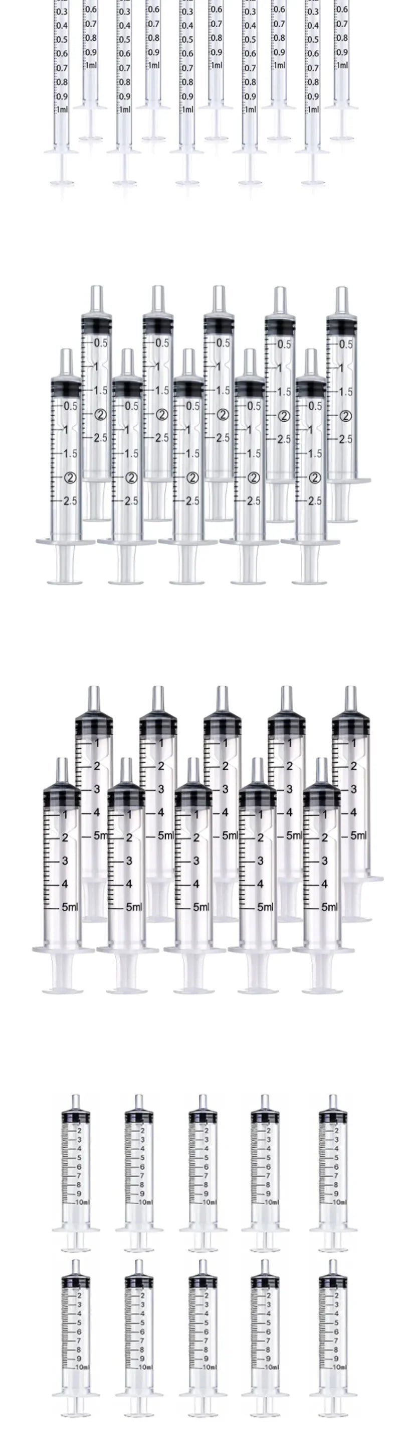 1ml-10ml Disposable Syringes Without Needle Syringe Glue Pet