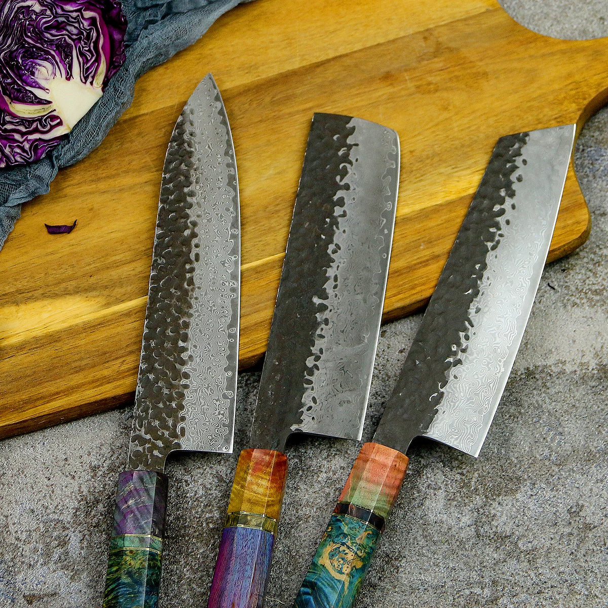 Knives Hand Forged 67 Layers Damascus Steel Japanese