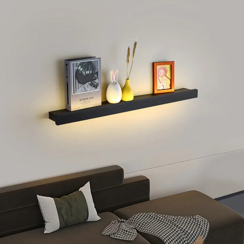 Modern Led Wall Lights Storage Rack Wall Lights