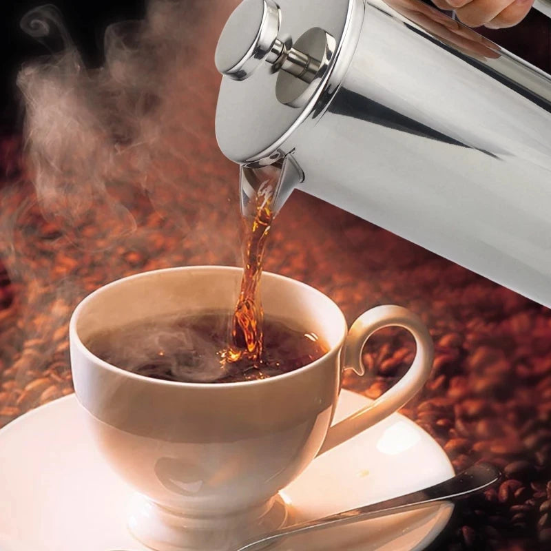 5l Coffee Maker French Press Stainless Steel Espresso