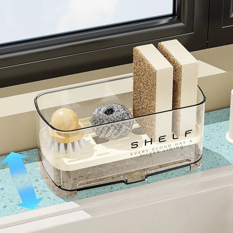 Organizer Sink Cleaning Storage Rack Drain Rack Sponge