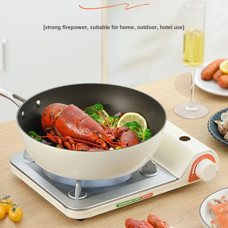 Ultra Thin Gas Cartridge Stove Outdoor Pot Casca