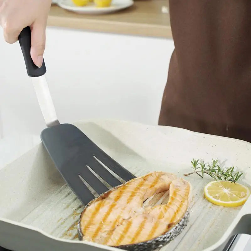 Nonstick Silicone Turner Spatula Heat-Resistant Flexible Turner