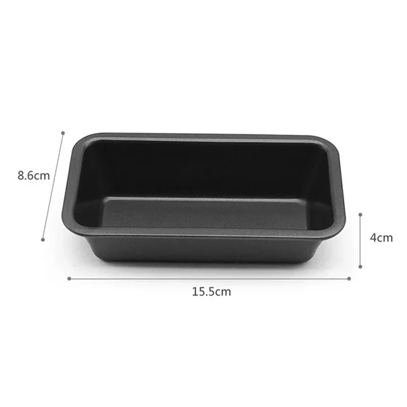 4/6pcs Mini Bread Mold Carbon Steel Nonstick Cake
