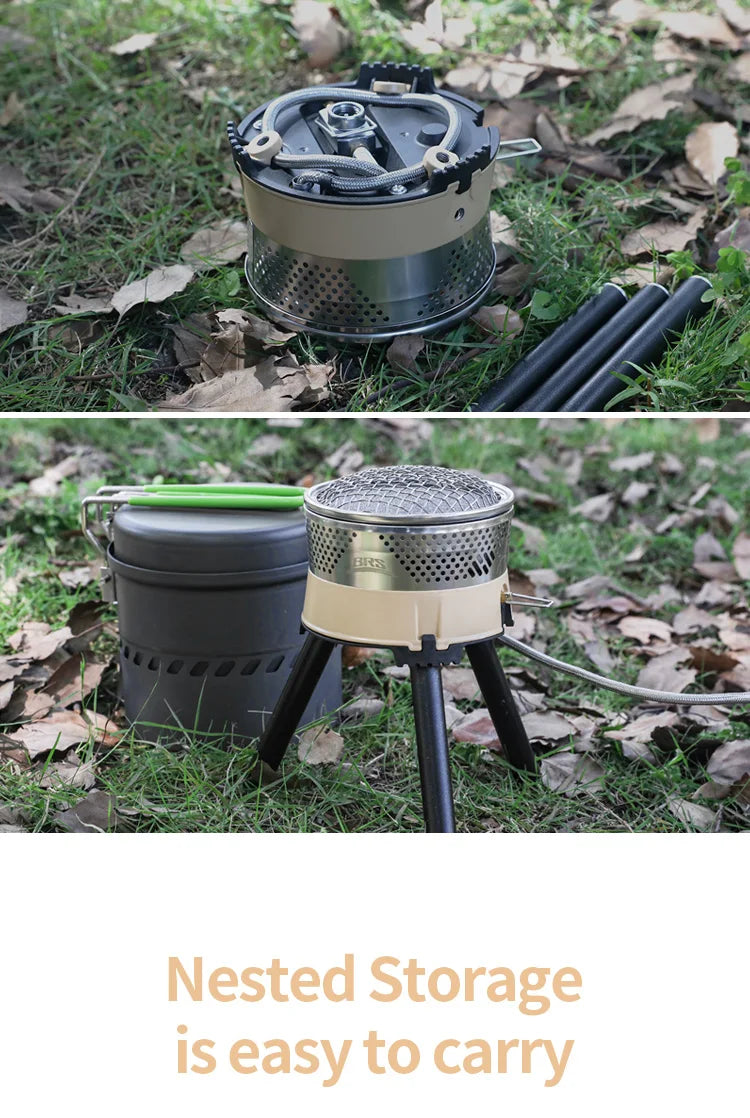 Brs-Ts19 Reactive Stack Heat Cooking System Pot/Jet Burner
