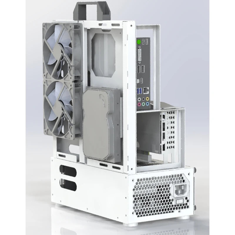 Open Frame Pc Case 240/360 Liquid & Air