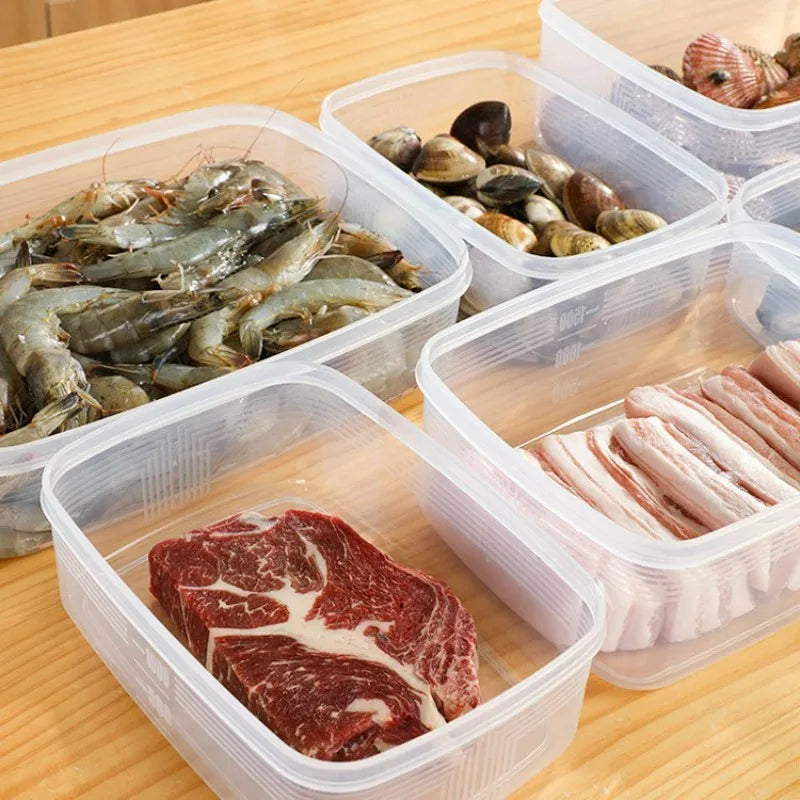 300/600/1200ml Fresh-Keeping Boxes Refrigerator Storage