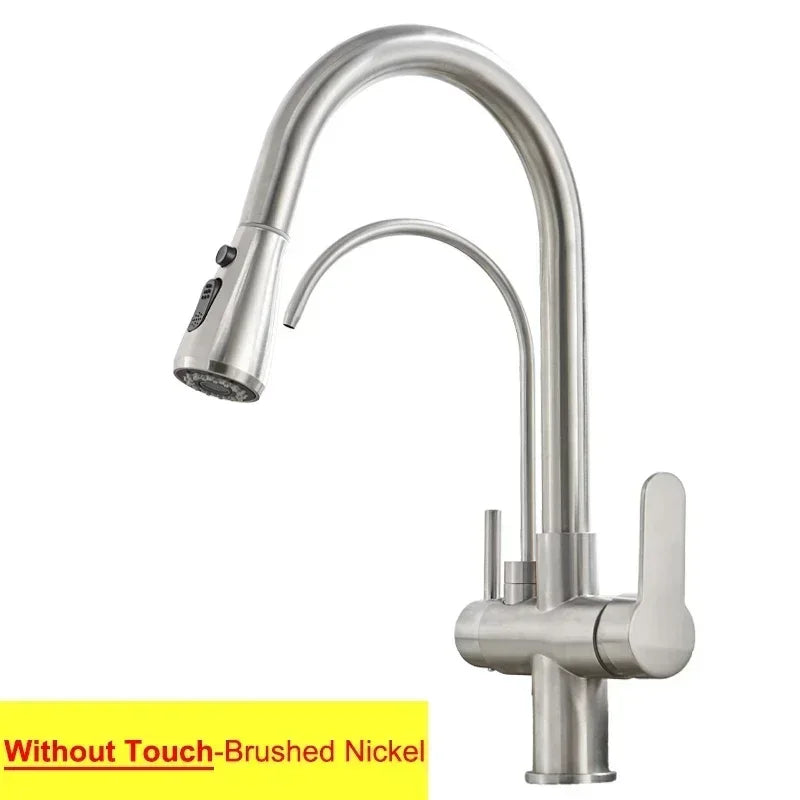 Ways Touch On Filter Faucets Of Pull Down