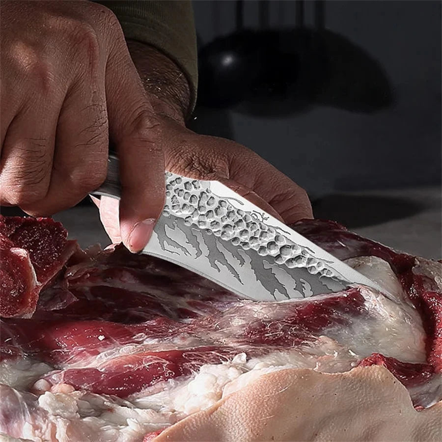 Wxcoo Knife Durable Meat Cutting Stainless Steel Utility